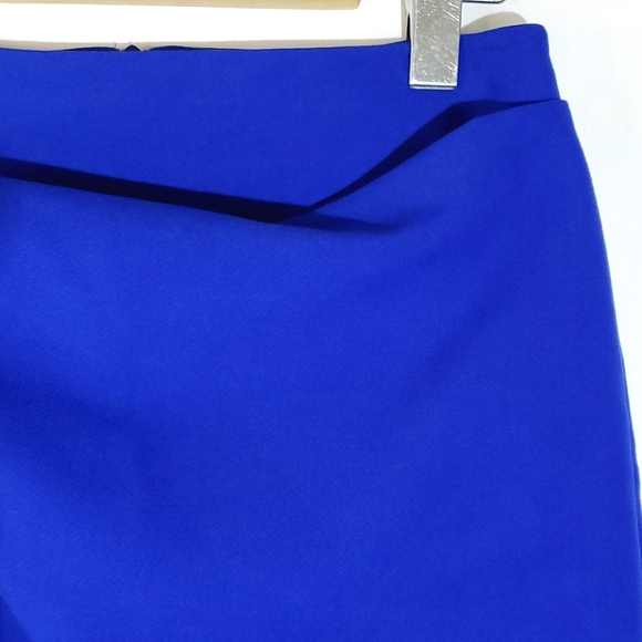 Zara Basic Collection Cobalt Blue Faux Wrap Mini Skirt - Size XSmall - Picture 3 of 11